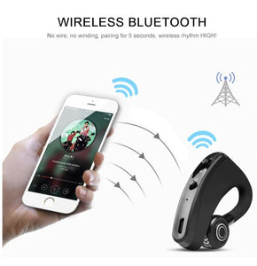 New V9 Handsfree Wireless Bluetooth Earphones Noise Control Business Wireless Bluetooth Headset with Mic for Driver Sport