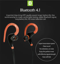Load image into Gallery viewer, Bluetooth Wireless Ear Hook  Sport Running  Headphones For iPhone, Samsung, Android phones &amp; MP3 player