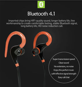 Bluetooth Wireless Ear Hook  Sport Running  Headphones For iPhone, Samsung, Android phones & MP3 player