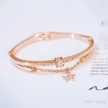 Load image into Gallery viewer, Luxury Rose Gold Stainless Steel Bracelets with Heart Charm
