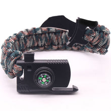 Load image into Gallery viewer, Unisex Braided Multi-function Paracord Survival Bracelet for Outdoor Camping, Rescue &amp; Emergency