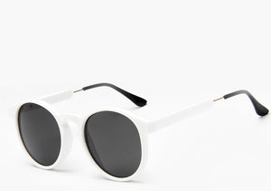 Retro Round Sunglasses Women Men Brand Design Transparent Female Sun glasses Men