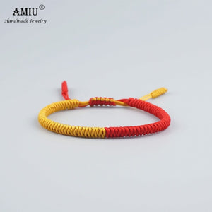 Tibetan Buddhist Handmade Rope Knots Lucky Charm  Bracelets & Bangles for Men and Women