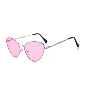Sexy Small Vintage Cat Eye Sunglasses for Women Vintage Red Black Sun Glasses Female Ladies Cateyes Sunglass 2018 Retro Glasses