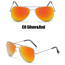Load image into Gallery viewer, Classic Pilot Style Mirror Sunglasses Women/Men Brand Designer Luxury Sun Glasses