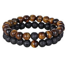 Load image into Gallery viewer, Trendy Natural Stone Yoga Beaded 2 piece set Bracelet