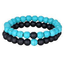 Load image into Gallery viewer, Trendy Natural Stone Yoga Beaded 2 piece set Bracelet