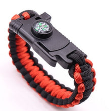 Load image into Gallery viewer, Unisex Braided Multi-function Paracord Survival Bracelet for Outdoor Camping, Rescue &amp; Emergency