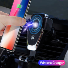 Load image into Gallery viewer, FAST 10W Wireless Car Charger Air Vent Mount Smart Phone Holder For iPhone XS Max Samsung S9  Huawei Mate 20 Pro 20 RS