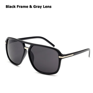 Men's Retro Square Style Gradient Polarised Sunglasses
