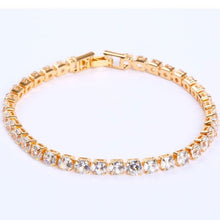 Load image into Gallery viewer, A Luxury Zircon Crystal studded Steel coated Bracelet for Women Formal Wear
