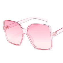 Load image into Gallery viewer, Designer Women&#39;s  Oversized Sunglasses with Gradient Plastic Design and UV light filtering